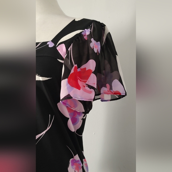 Adriana Papell dress suits Women Pink Zipper Back One Piece Size 16W Vintage - Picture 4 of 10